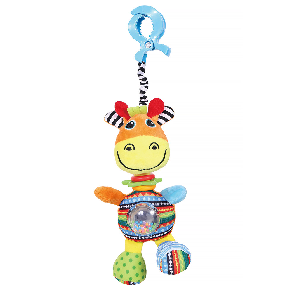 Игрушка-подвеска на прищепке Biba Toys "Жираф Джиджи"