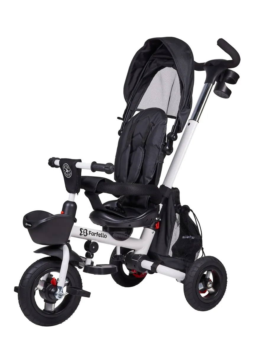  Детский трехколесный велосипед (2022) Farfello S-01цвет:черный