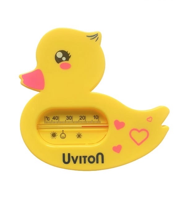 Uviton Термометр для воды детский/ для бассейна/ для ванной/ для купания/ Детский термометр для воды Уточка