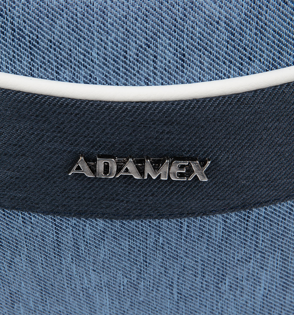 Коляска Adamex Monte 2 в 1 цвет:D22 (джинс+т.син кожа)