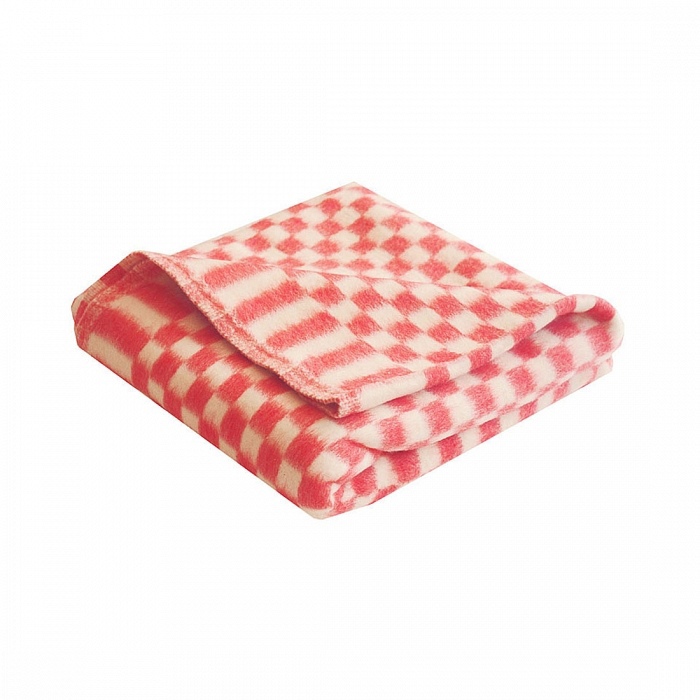 Одеяло байковое «Мелкая клетка» 100*118 см