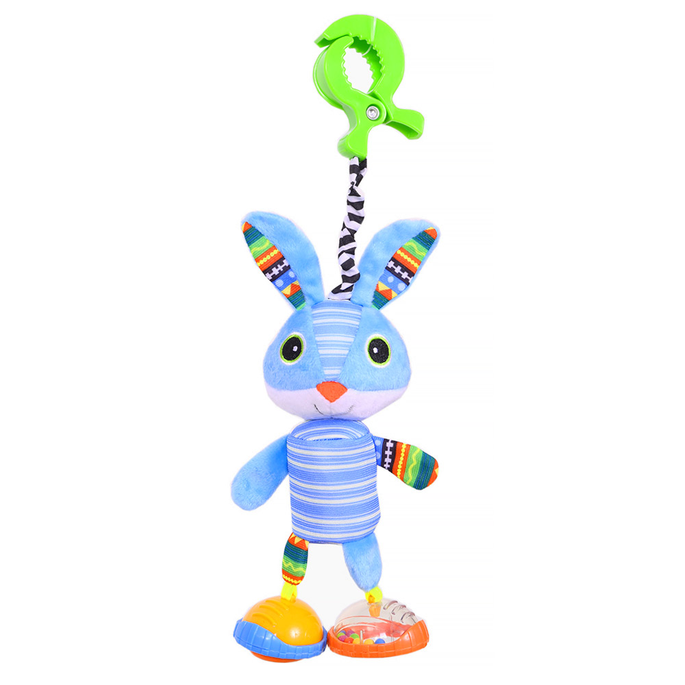 Игрушка-подвеска на прищепке Biba Toys "Зайка Нуки"