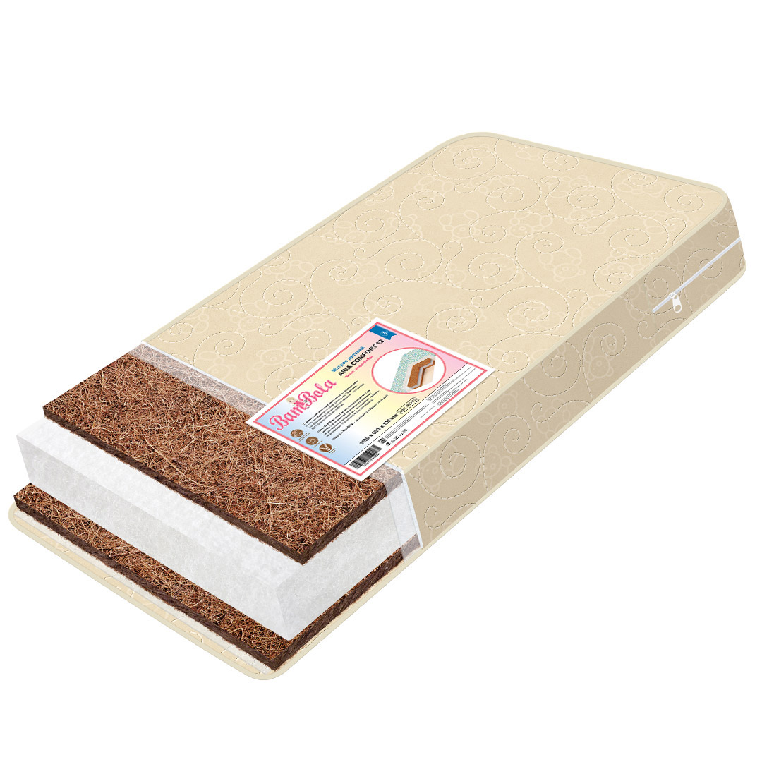 Матрас в кроватку BAMBOLA  Aria Comfort 12 (119*59*12) Микрофибра