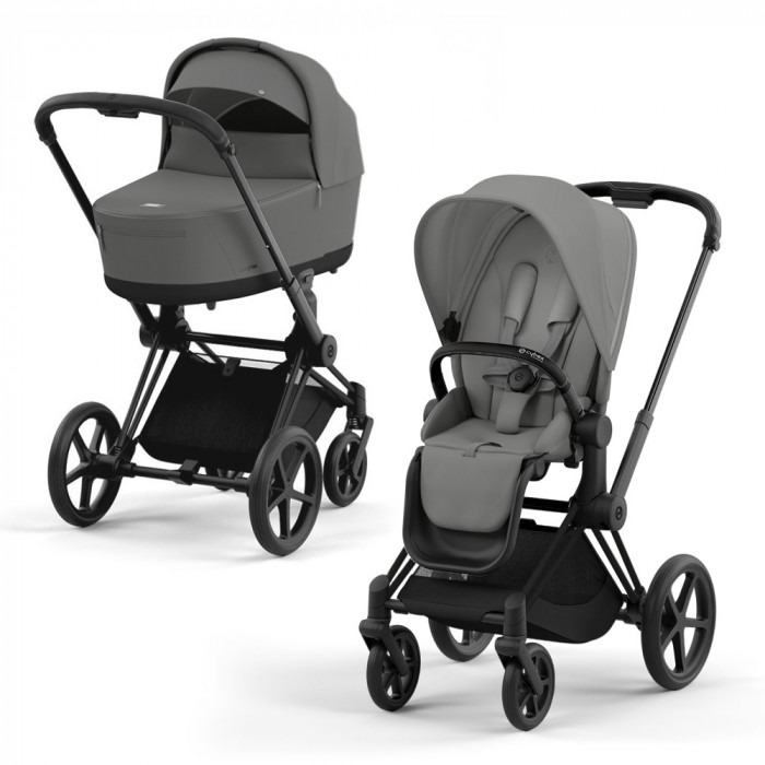 Коляска Cybex Priam IV 2 в 1 шасси Matt Black