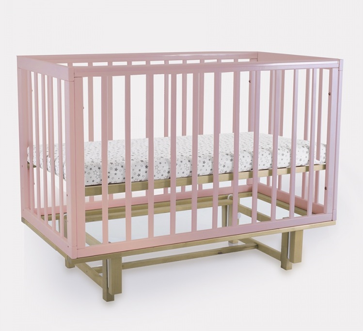 Детская кровать Rant Indy с маятником Цвет: Cloud Pink