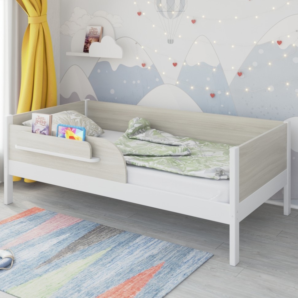 Подростковая кровать Baby Master Astrid Цвет Белый -шимо