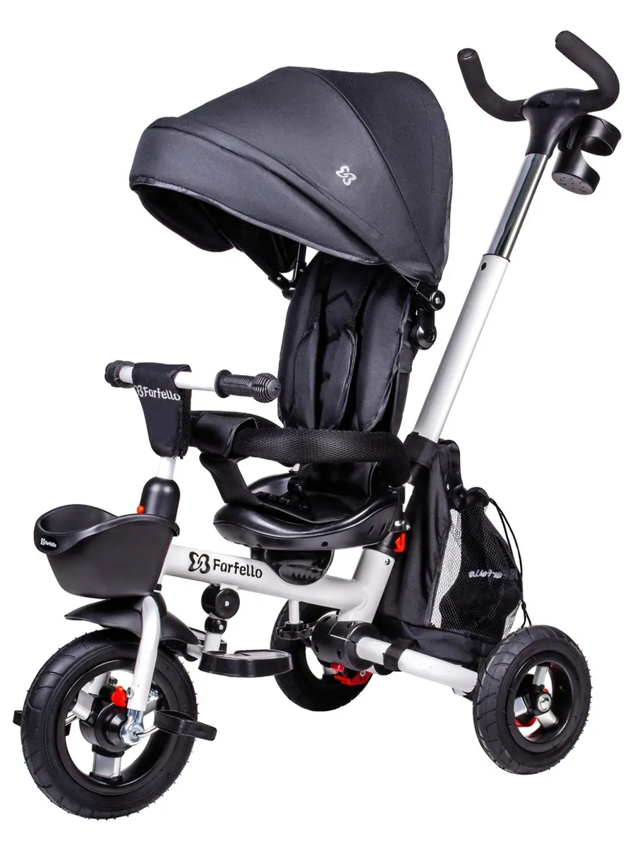 Детский трехколесный велосипед (2022) Farfello S-01цвет:черный