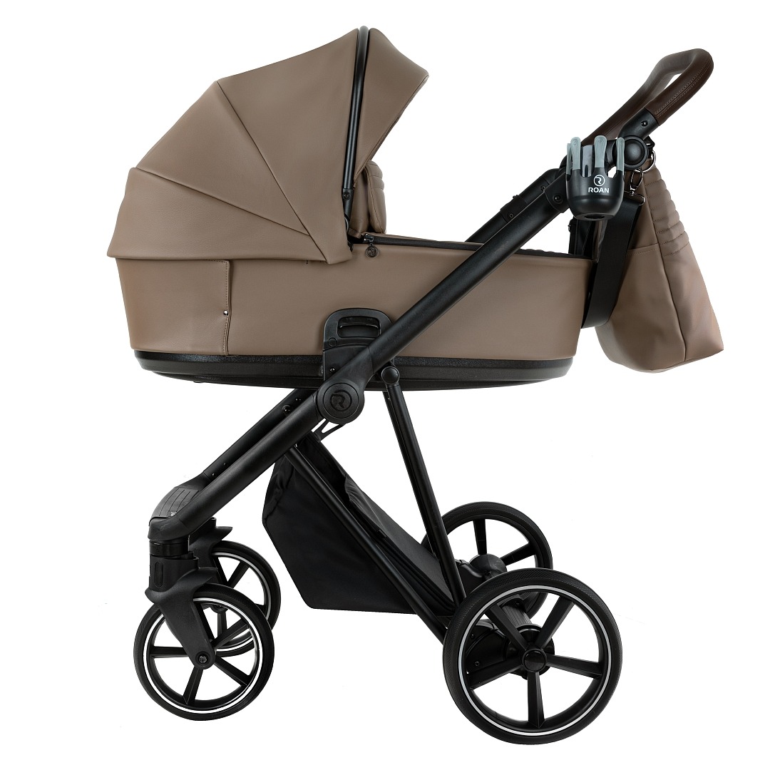 Коляска детская 2 в 1 Roan Sol 2.0 Leather (кожа)