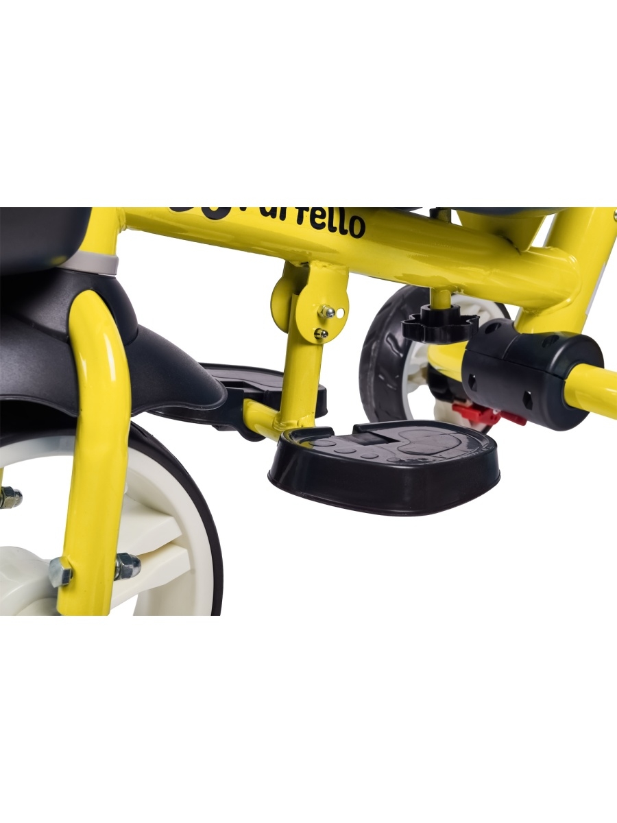 Детский трехколесный велосипед с родительской ручкой (2022) Farfello S-1601 Цвет: Желтый 