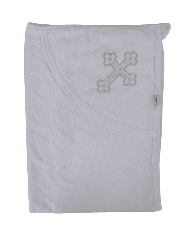 Полотенце для крещения Цвет: Белый/золото