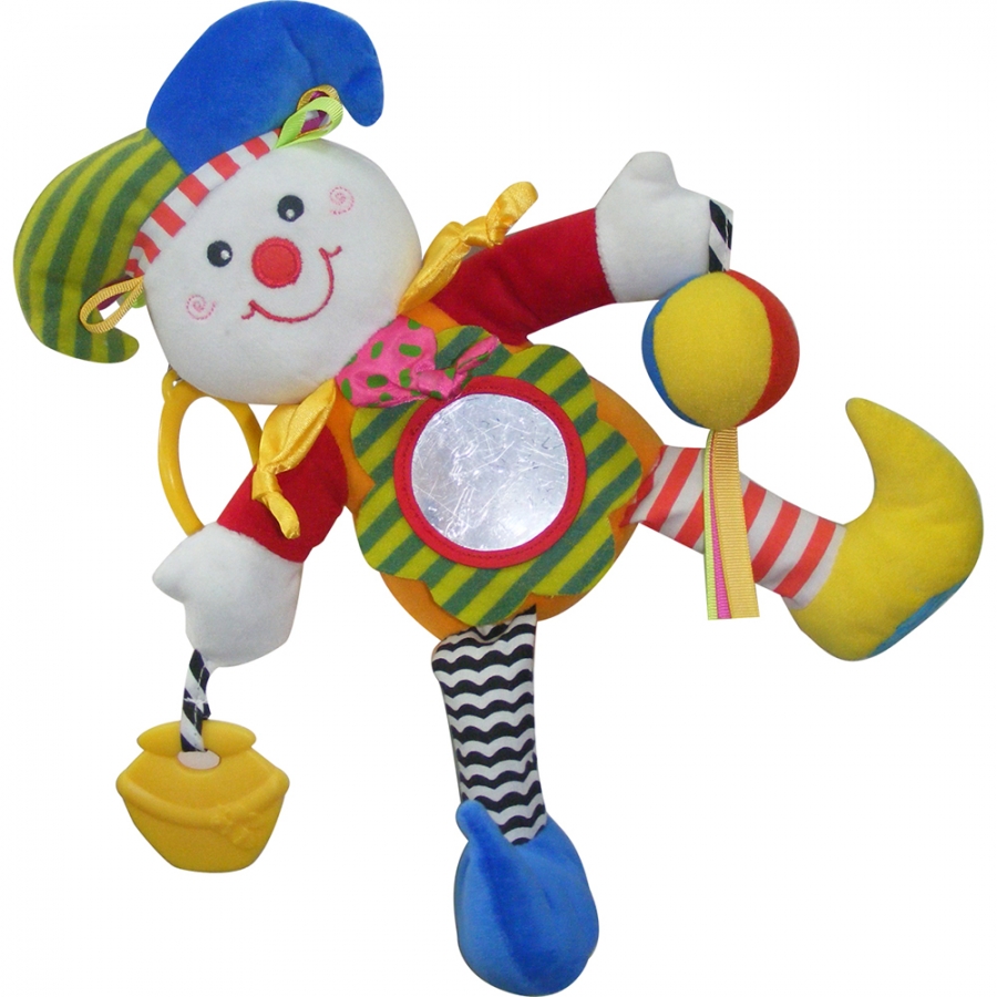 Развивающая игрушка-подвеска "Клоун"