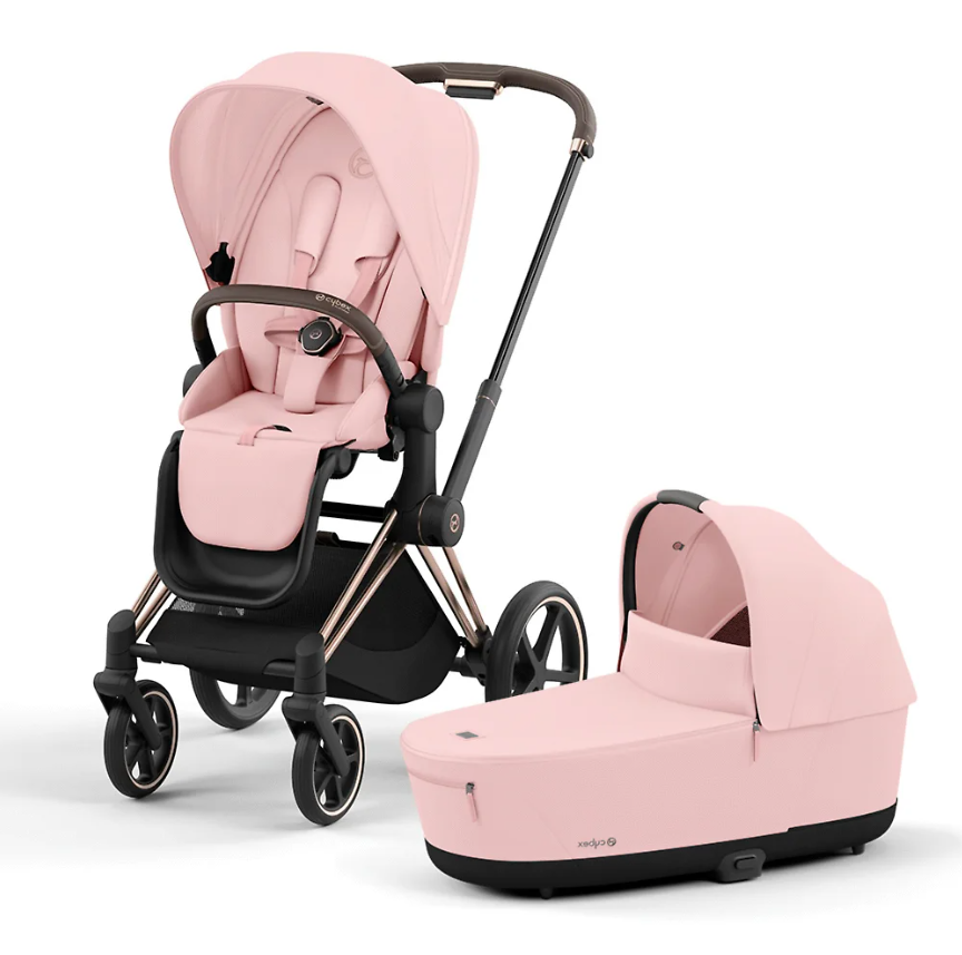 Коляска Cybex Priam IV 2 в 1 шасси Rose Gold