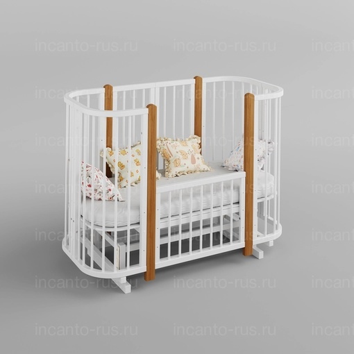 Кровать детская Incanto Nuvola Lux 5 в 1 + маятник