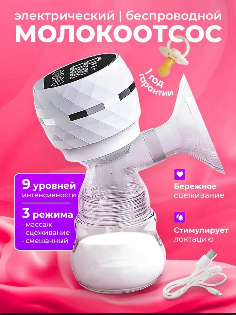 Молокоотсос электрический беспроводной 