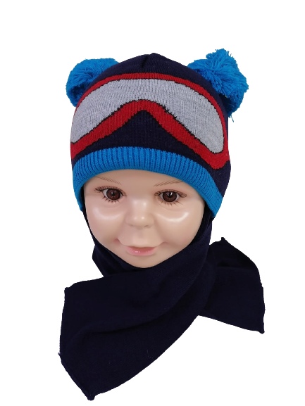 Комплект "Сноубордист" (шапка+шарф)